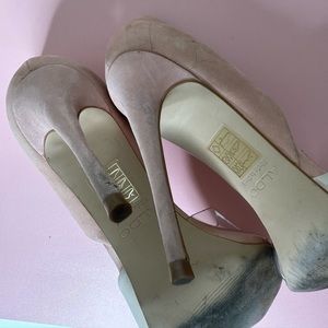 Aldo | Shoes | Aldo Twotone Heels Nude Heels | Poshmark